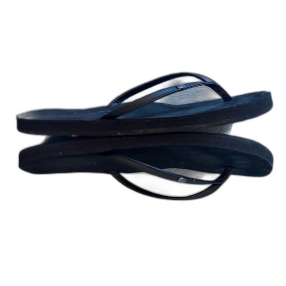 Cobian Sandals Womens Size 8 Black thin strappy Slip On Skinny Bounce - Picture 5 of 6